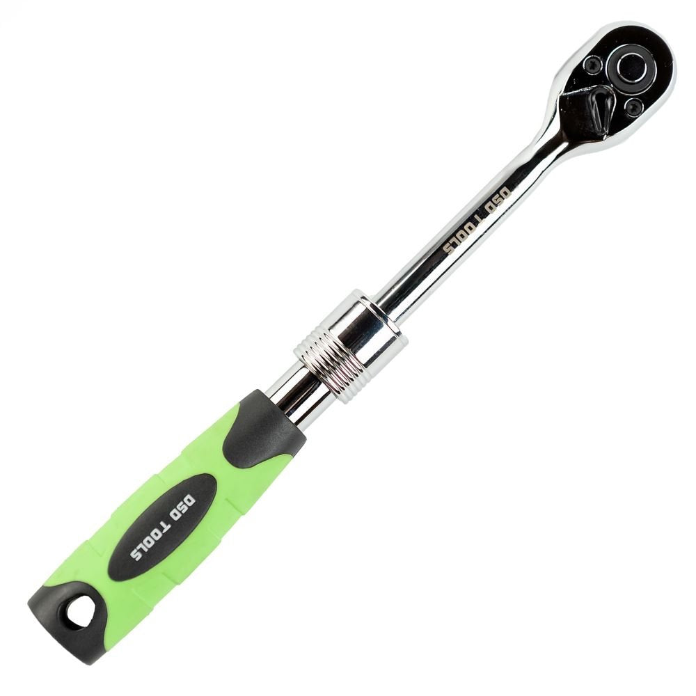 DSD TOOLS 1/4" DR 72T EXTENDABLE RATCHET DS1076 image 0