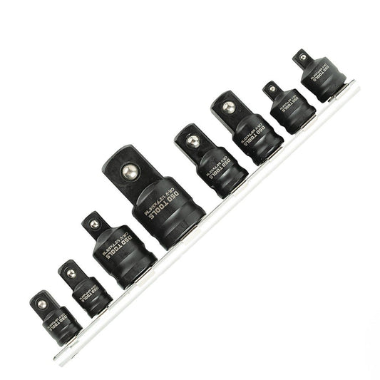 DSD TOOLS 8PCS IMPACT ADAPTOR SET ON RAIL DS1124 image 0