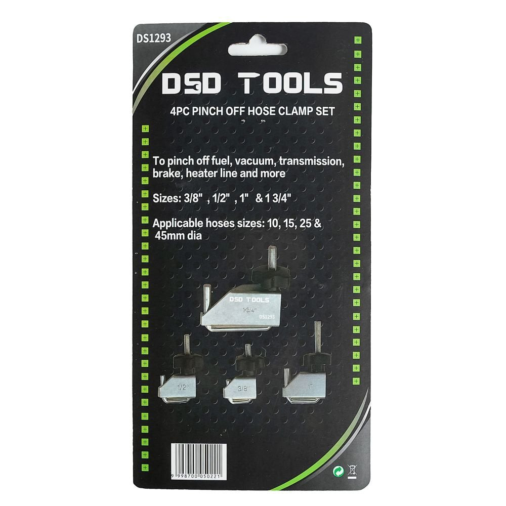 DSD TOOLS 4PC PINCH OFF HOSE CLAMP SET DS1293 image 2