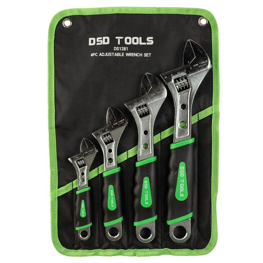 DSD TOOLS 4PC ADJUSTABLE WRENCH SET DS1281 image 0