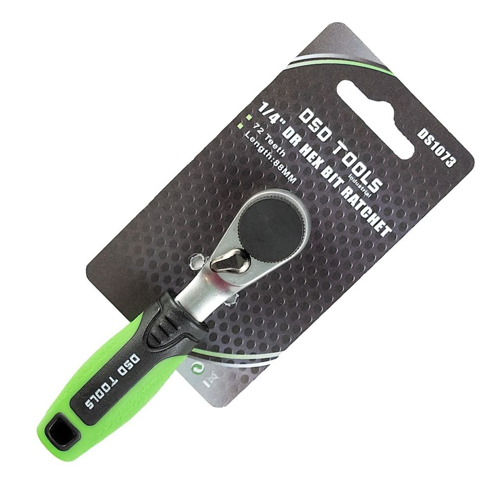DSD TOOLS 1/4" DR HEX BIT RATCHET DS1073 image 2