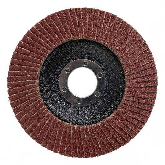 DSD TOOLS FLAP DISCS 60 GRIT OXIDE (4 1/2") 115MM X 22.2MM BOX OF 200 DS3008 image 1