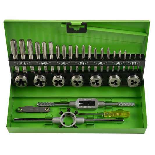 DSD TOOLS 32PC METRIC TAP AND DIE SET M3-M12 DS1346 image 0
