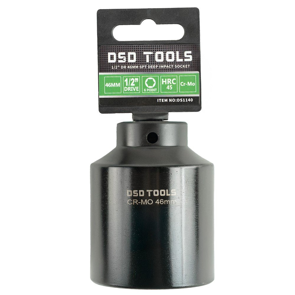 DSD TOOLS 1/2 DR 46MM 6PT DEEP IMPACT SOCKET 79MM DS1140 image 0
