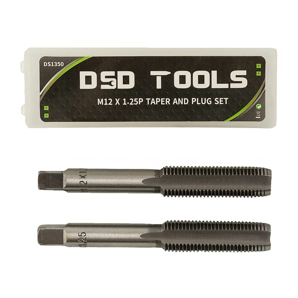 DSD TOOLS M12 X 1.25P TAPER AND PLUG SET DS1350 image 0