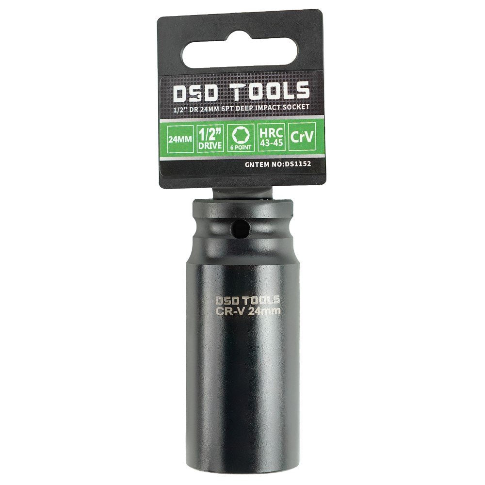 DSD TOOLS 1/2 DR 24MM 6PT DEEP IMPACT SOCKET DS1152 image 0