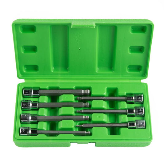 DSD TOOLS 7PC 3/8" DR BALL END HEX BIT SOCKETS DS1221 image 0