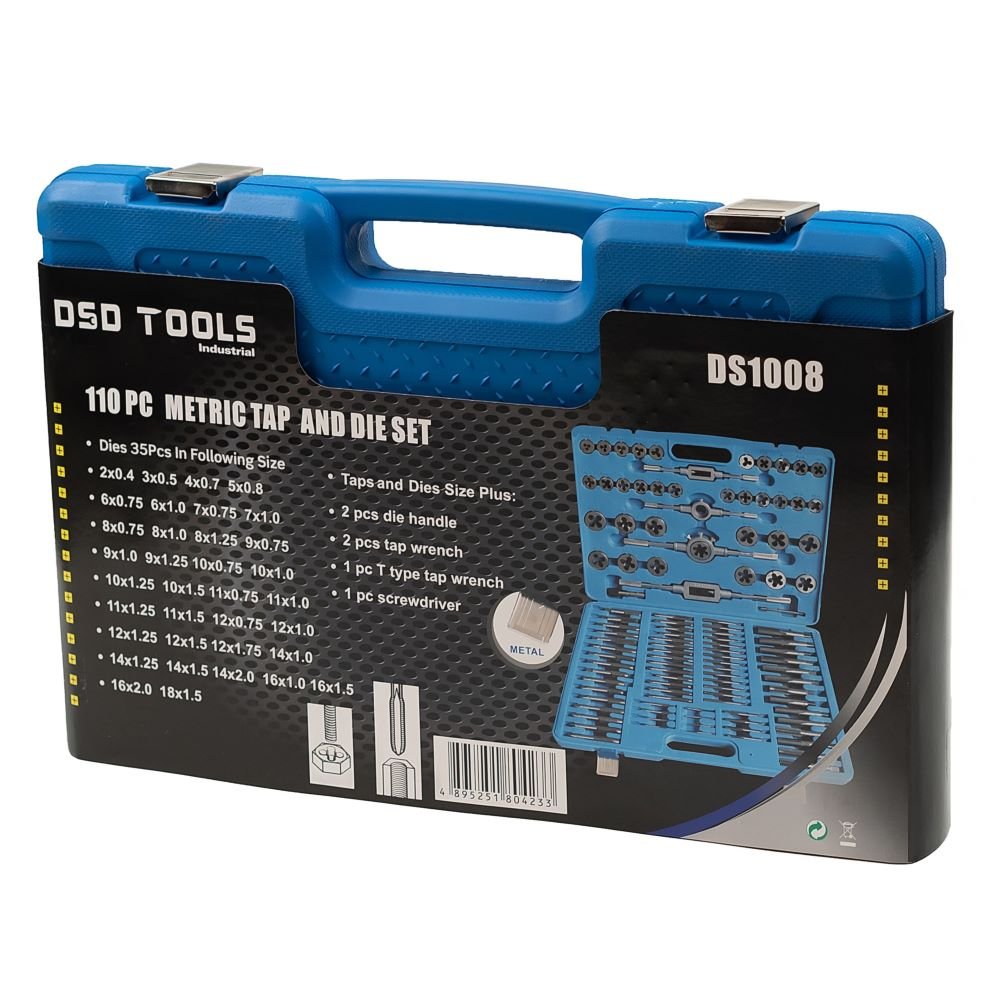 DSD TOOLS 110PC METRIC TAP AND DIE SET DS1008 image 5