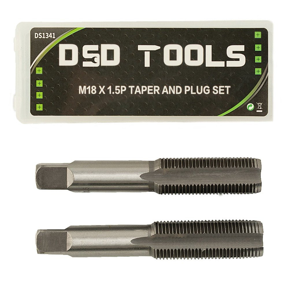 DSD TOOLS M18 X 1.5P TAPER AND PLUG SET DS1341 image 0
