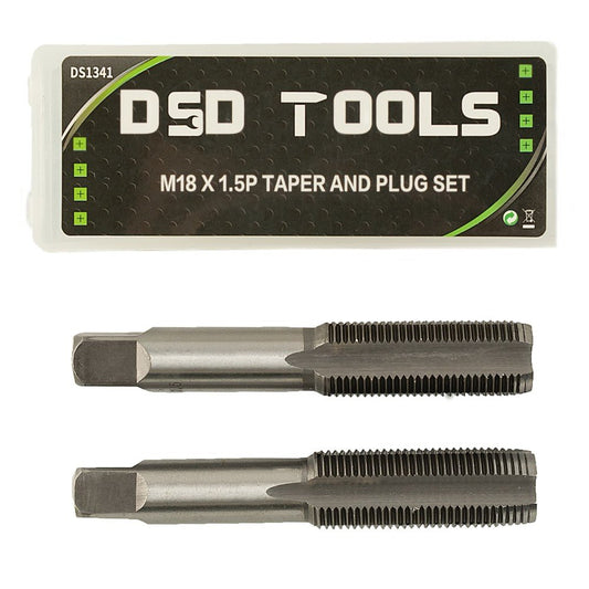 DSD TOOLS M18 X 1.5P TAPER AND PLUG SET DS1341 image 0