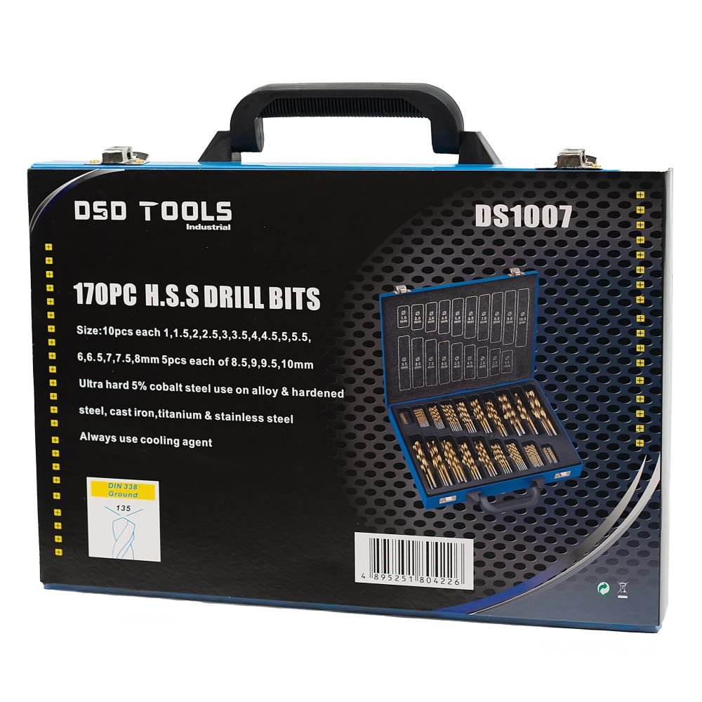 DSD TOOLS 170PC H.S.S DRILL BITS DS1007 image 3