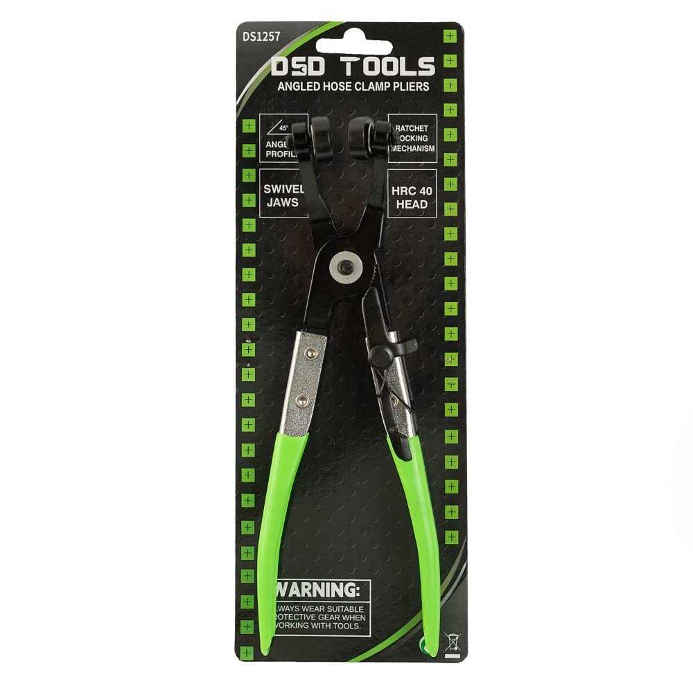 DSD TOOLS ANGLED HOSE CLAMP PLIERS DS1257 image 1