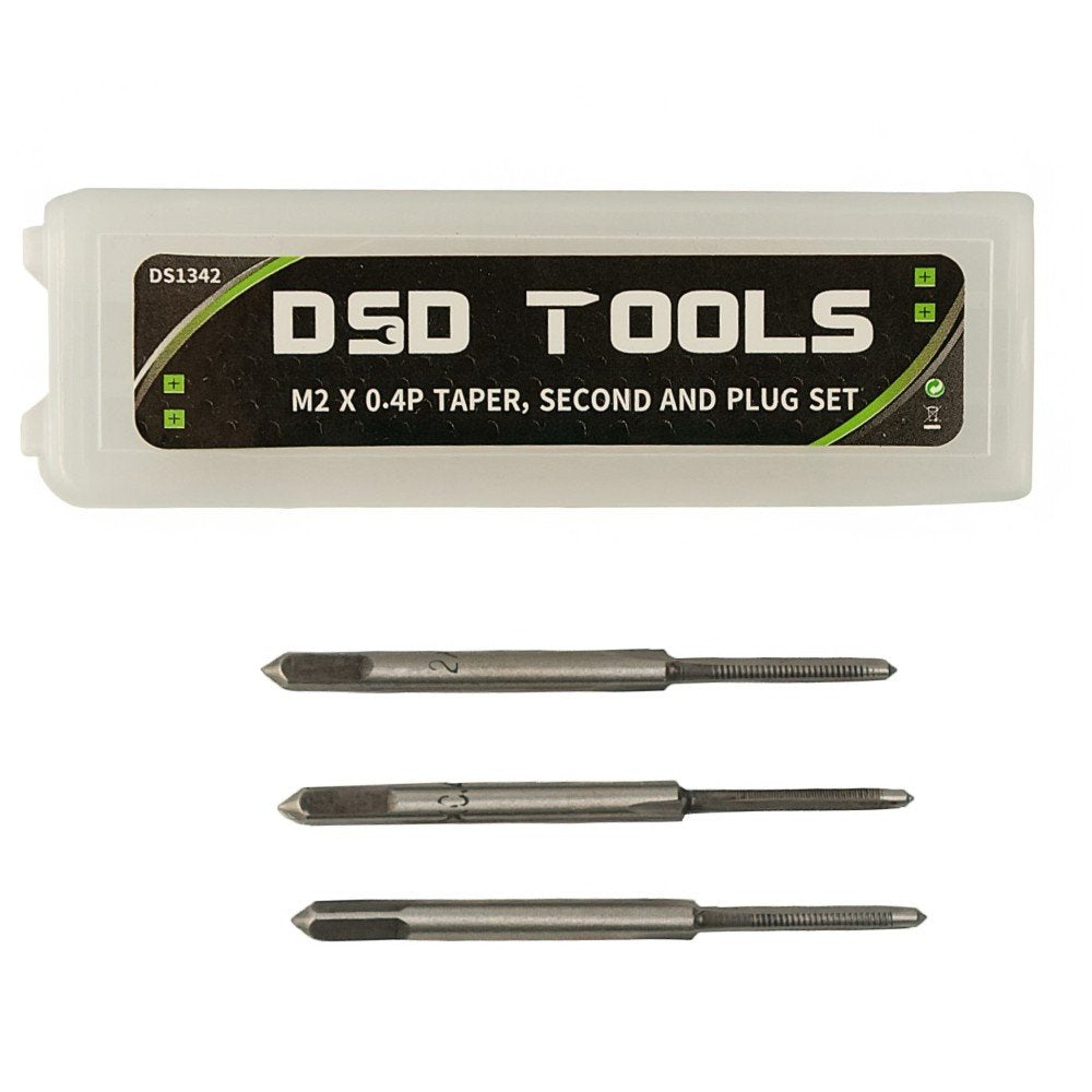 DSD TOOLS M2 X 0.4P TAPER, SECOND AND PLUG SET DS1342 image 0