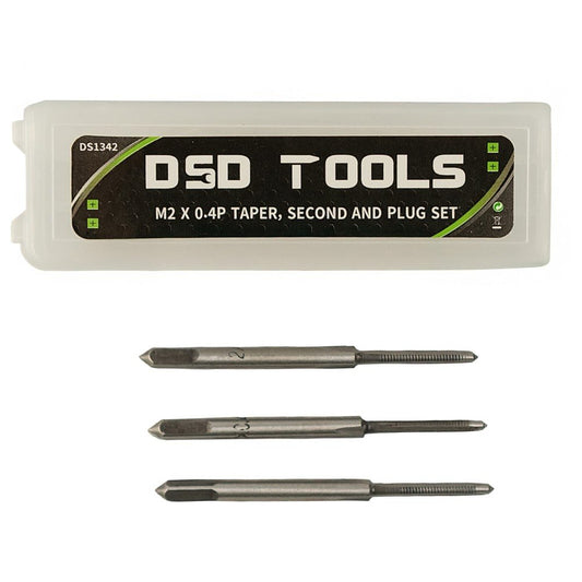 DSD TOOLS M2 X 0.4P TAPER, SECOND AND PLUG SET DS1342 image 0