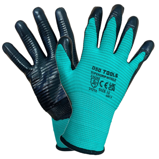 DSD TOOLS 13 GAUGE LATEX COUTED POLYESTER GLOVES SIZE 10 - BOX 240 PAIRS DS1287 image 0