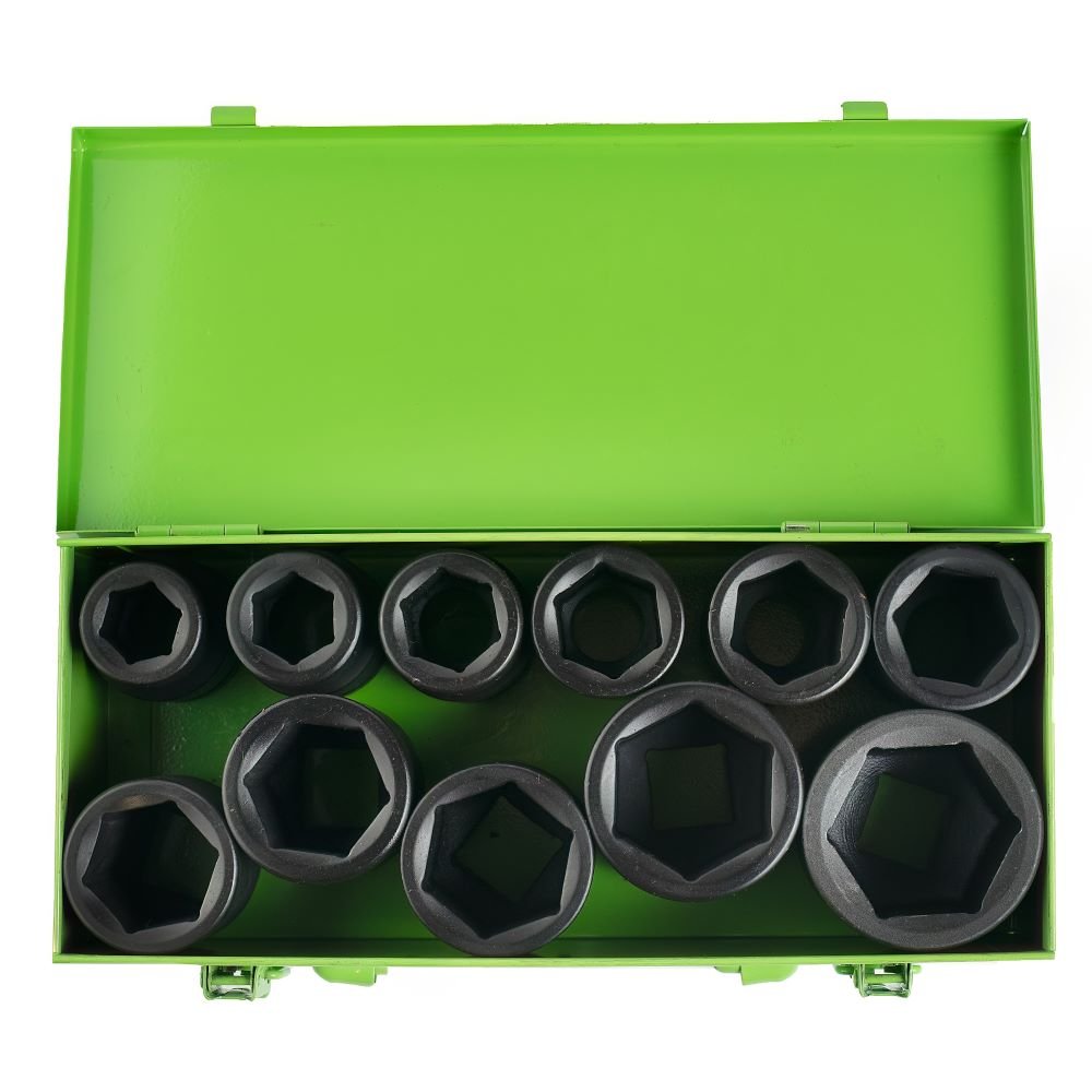 DSD TOOLS 11PC 1" DR 6PT DEEP IMPACT SOCKETS DS1174 image 2