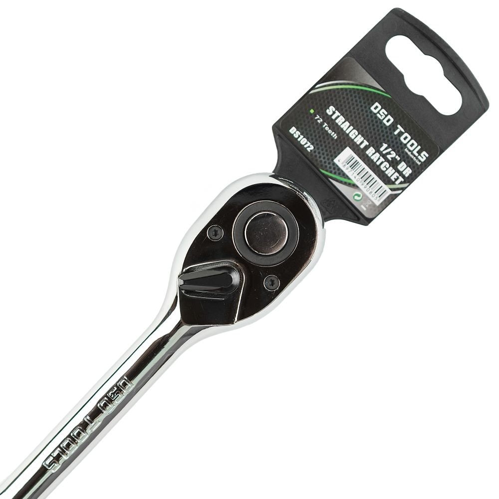 DSD TOOLS 1/2" DR STRAIGHT RATCHET 72T DS1072 image 4