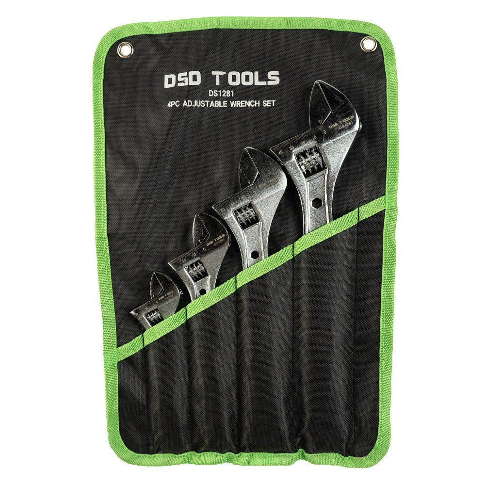 DSD TOOLS 4PC ADJUSTABLE WRENCH SET DS1281 image 2
