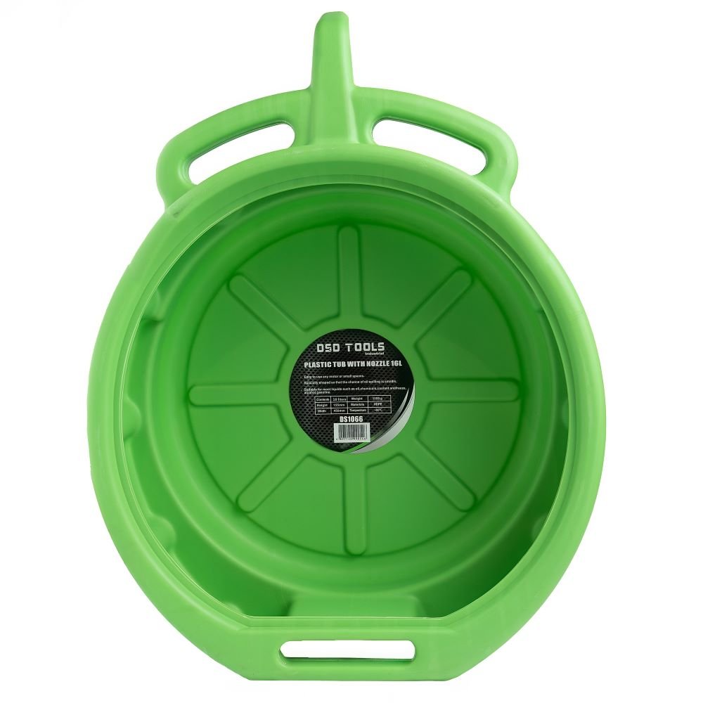 DSD TOOLS OIL COOLANT GEARBOX FUEL DRAIN TRAY PAN 16 LITRE CAPACITY BUCKET CAR MOTORBIKE DS1066 image 1