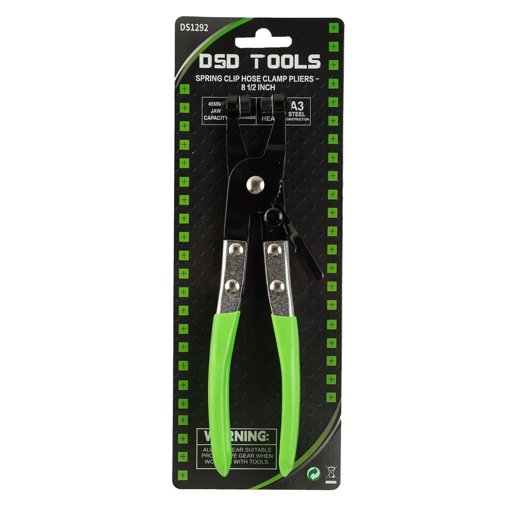 DSD TOOLS SPRING CLIP HOSE CLAMP PLIERS - 8 1/2 INCH DS1292 image 2