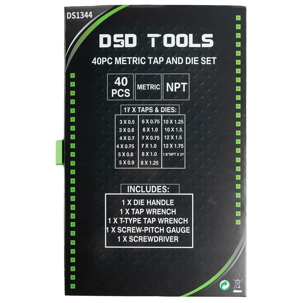 DSD TOOLS 40PC METRIC TAP AND DIE SET DS1344 image 4