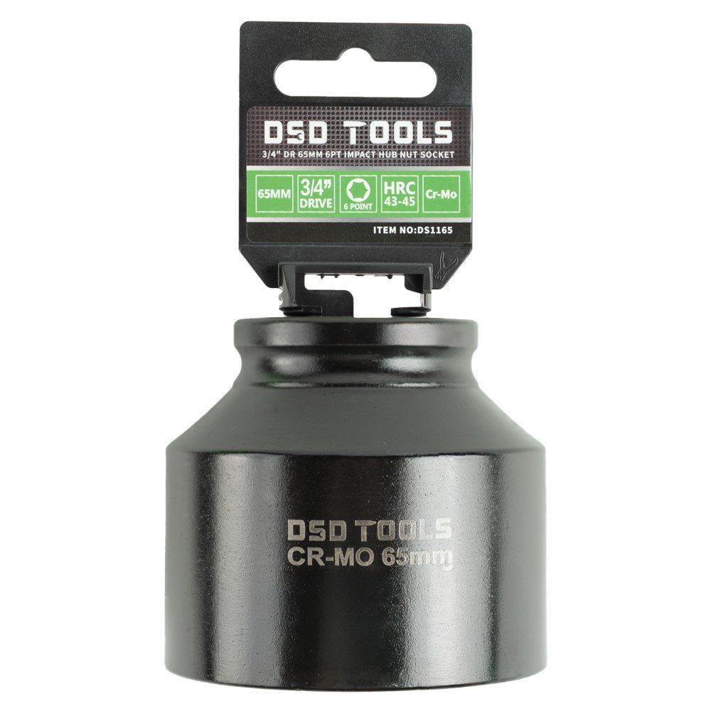 DSD TOOLS 3/4 DR 65MM 6PT IMPACT HUB NUT SOCKET DS1165 image 0