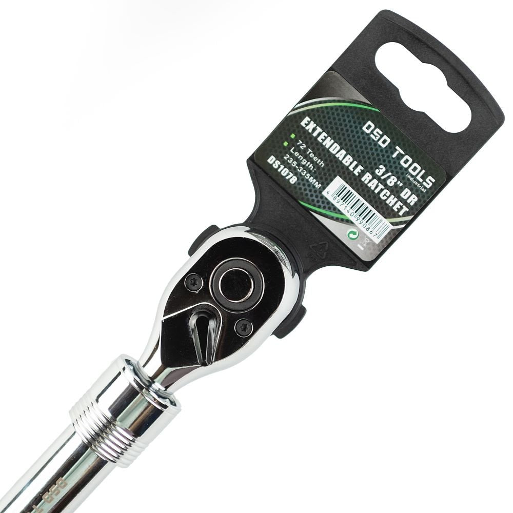 DSD TOOLS 3/8" DR 72T EXTENDABLE RATCHET DS1078 image 8
