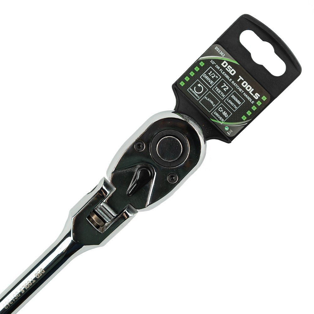 DSD TOOLS 1/2" DR FLEXIBLE RATCHET HANDLE DS1363 image 5