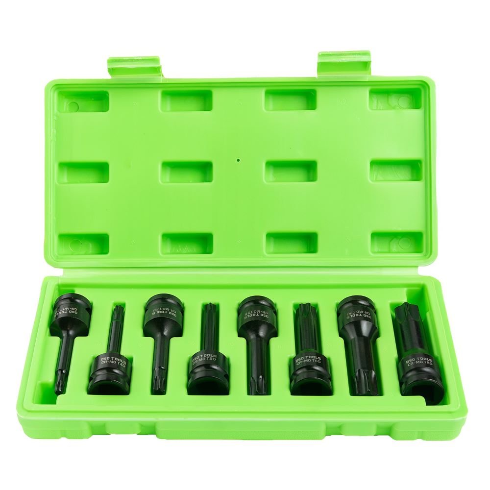 DSD TOOLS 8PC 1/2" DR IMPACT TORX BIT SOCKETS DS1117 image 0