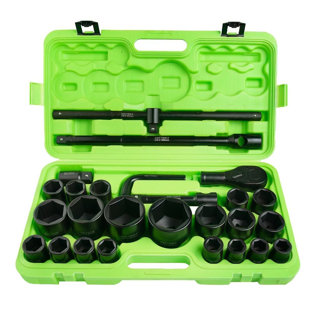 DSD TOOLS 26PC 3/4" AND 1" 6PT STANDARD IMPACT SOCKET SET DS1148 image 0