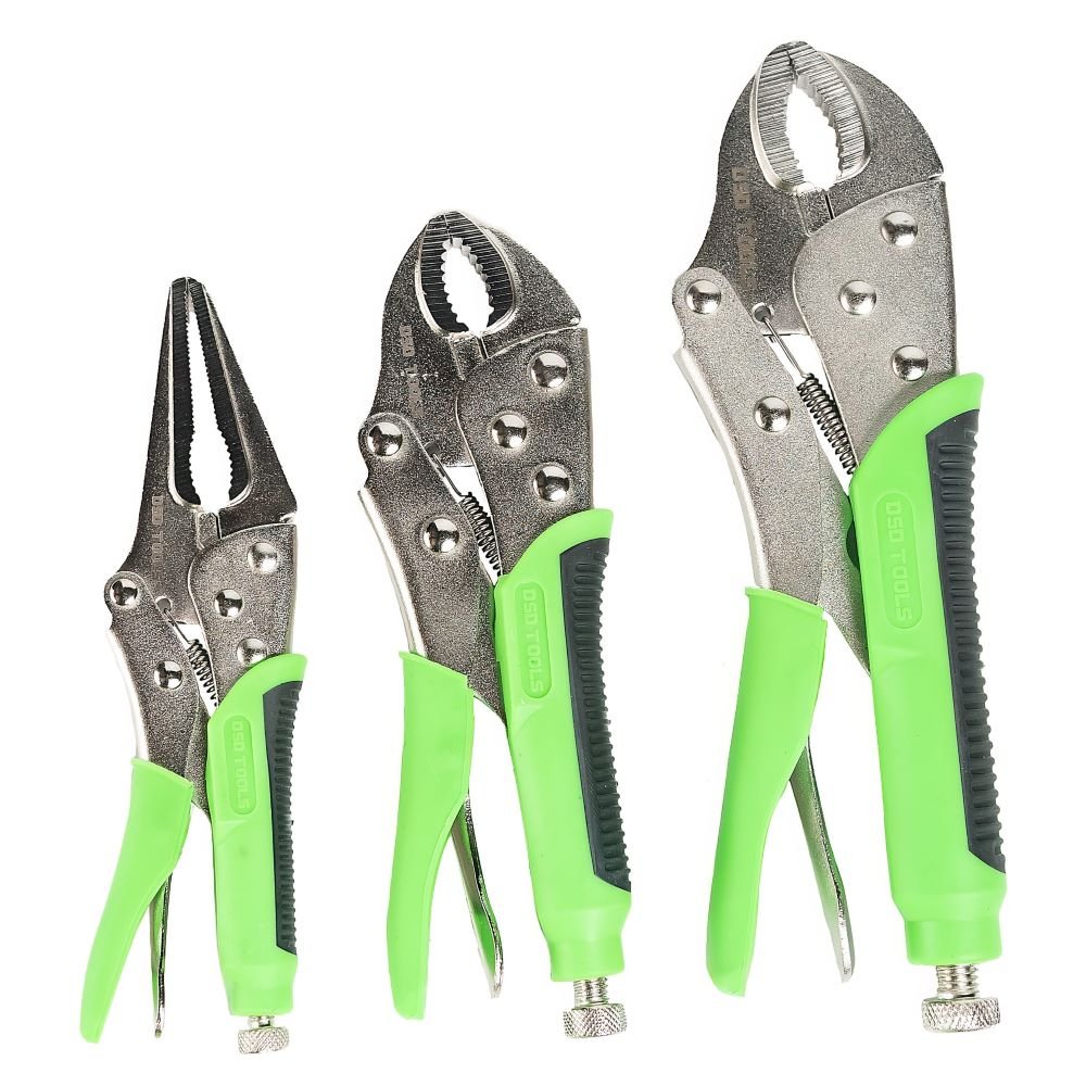 DSD TOOLS 3PC SOFT GRIP LOCKING PLIERS SET DS1271 image 1