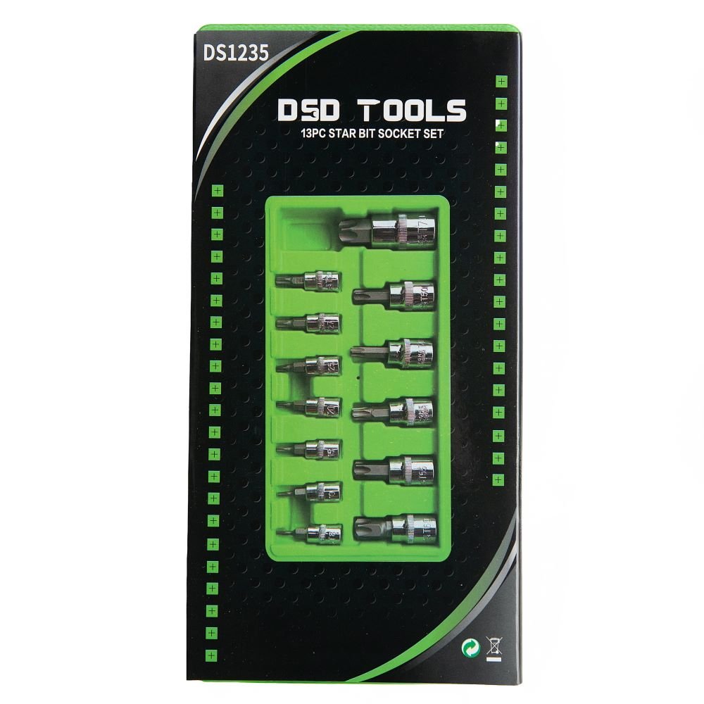 DSD TOOLS 13PC STAR BIT SOCKET SET DS1235 image 4