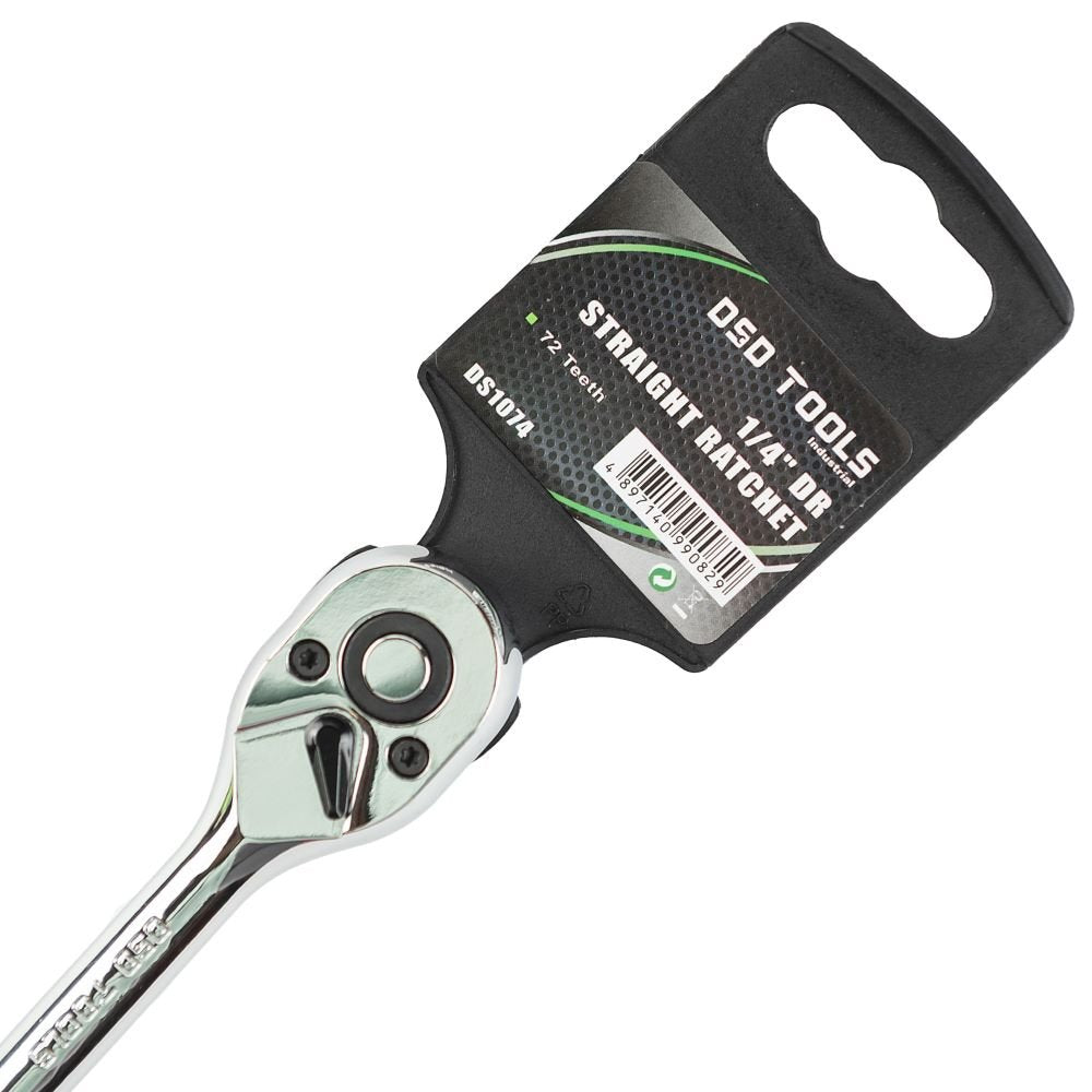 DSD TOOLS 1/4" DR STRAIGHT RATCHET DS1074 image 2