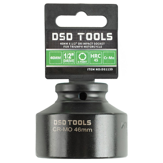 DSD TOOLS 1/2 DR 46MM 6PT IMPACT SOCKET FOR TRIUMPH  MOTORCYCLE  DS1139 image 0