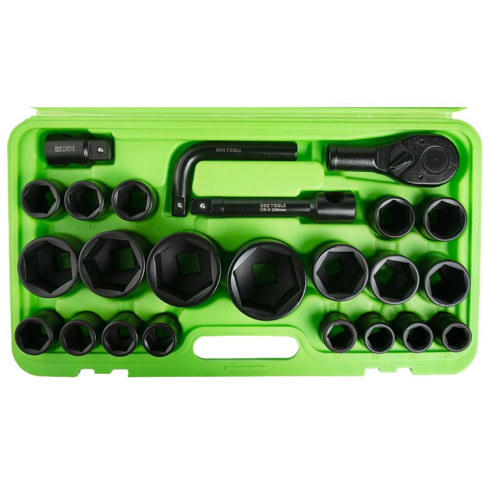 DSD TOOLS 26PC 3/4" AND 1" 6PT STANDARD IMPACT SOCKET SET DS1148 image 4