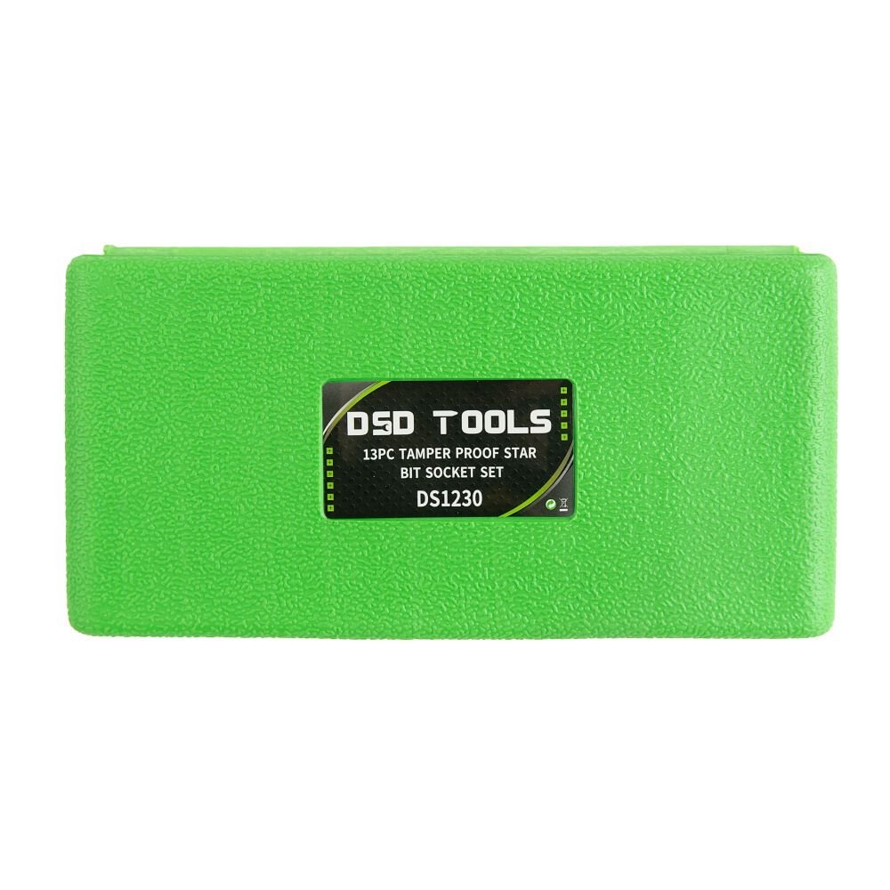 DSD TOOLS 13PC TAMPER PROOF STAR BIT SOCKET SET DS1230 image 3