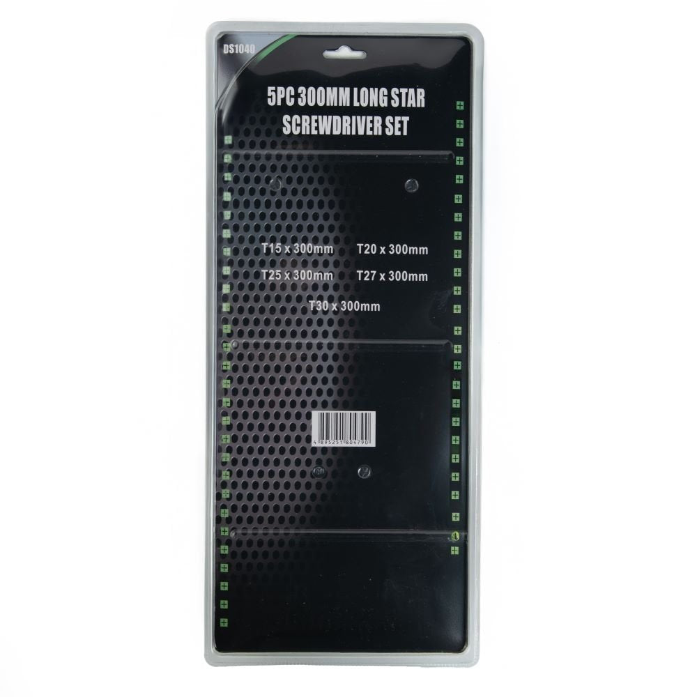 DSD TOOLS 5PC 300MM LONG STAR SCREWDRIVER SET DS1040 image 2