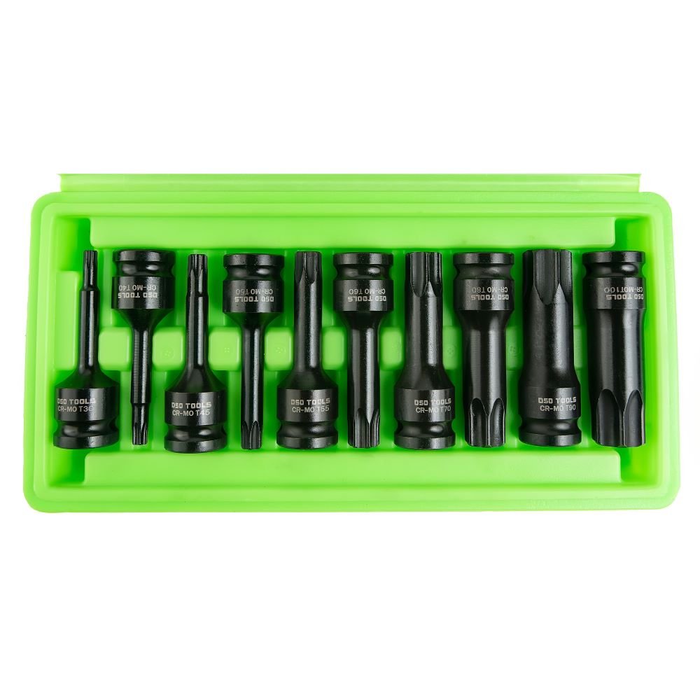 DSD TOOLS 10PC 1/2" DR IMPACT TORX BIT SOCKETS DS1118 image 2