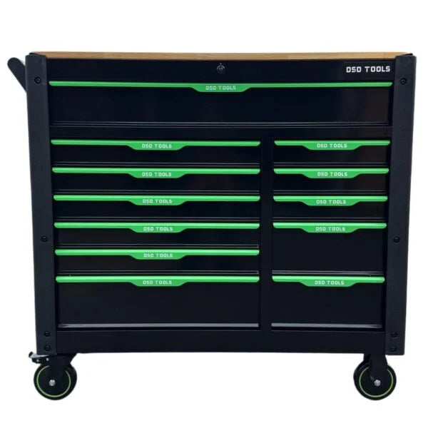 DSD TOOLS 12 DRAWERS CASTER MOUNTED ROLLER TOOL CHEST CABINET TOOLS INCLUDED DS1063