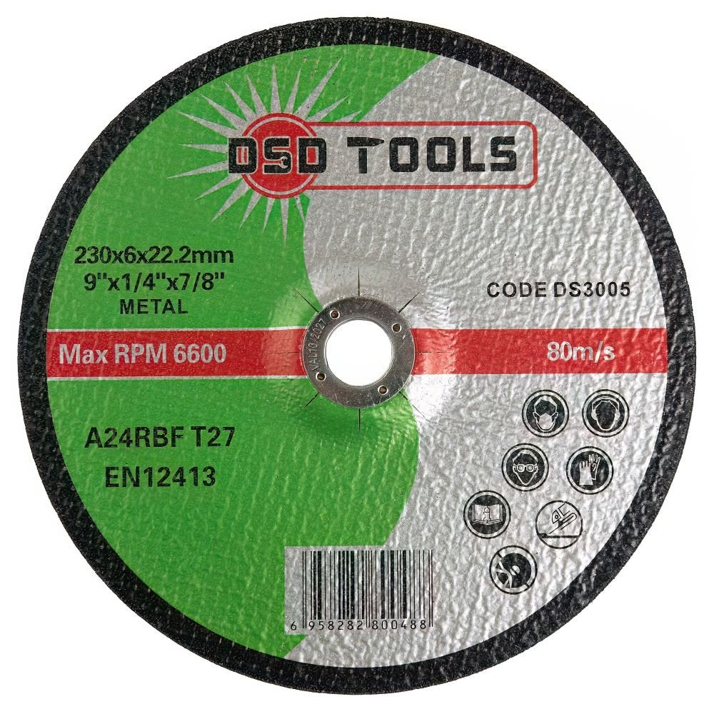 DSD TOOLS BOX OF 30 GRINDING DISCS (9") 230MM X 6MM X 22MM DS3005 image 0