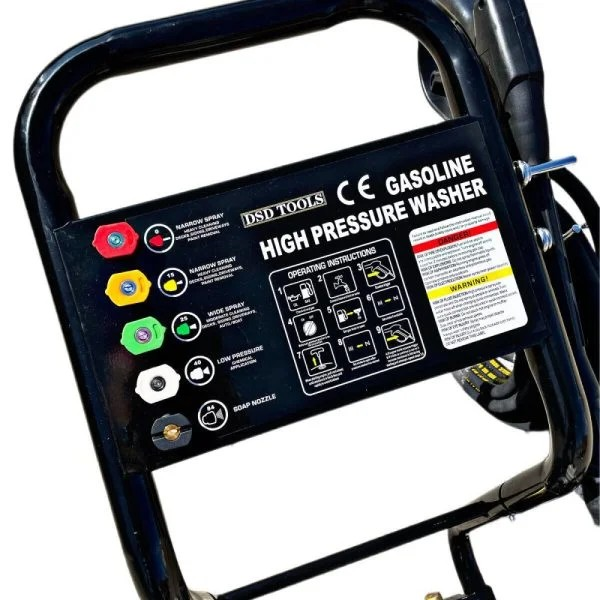 DSD TOOLS PETROL PRESSURE WASHER – 3500PSI / 240BAR JET POWER DS1030 image 2