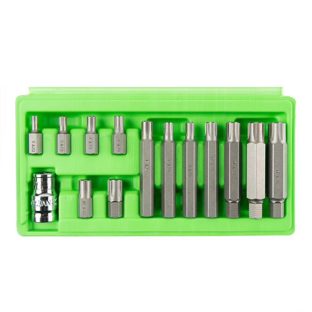 DSD TOOLS 14PC 1/2" DRIVE 10MM RIBE BITS SET  DS1213 image 2