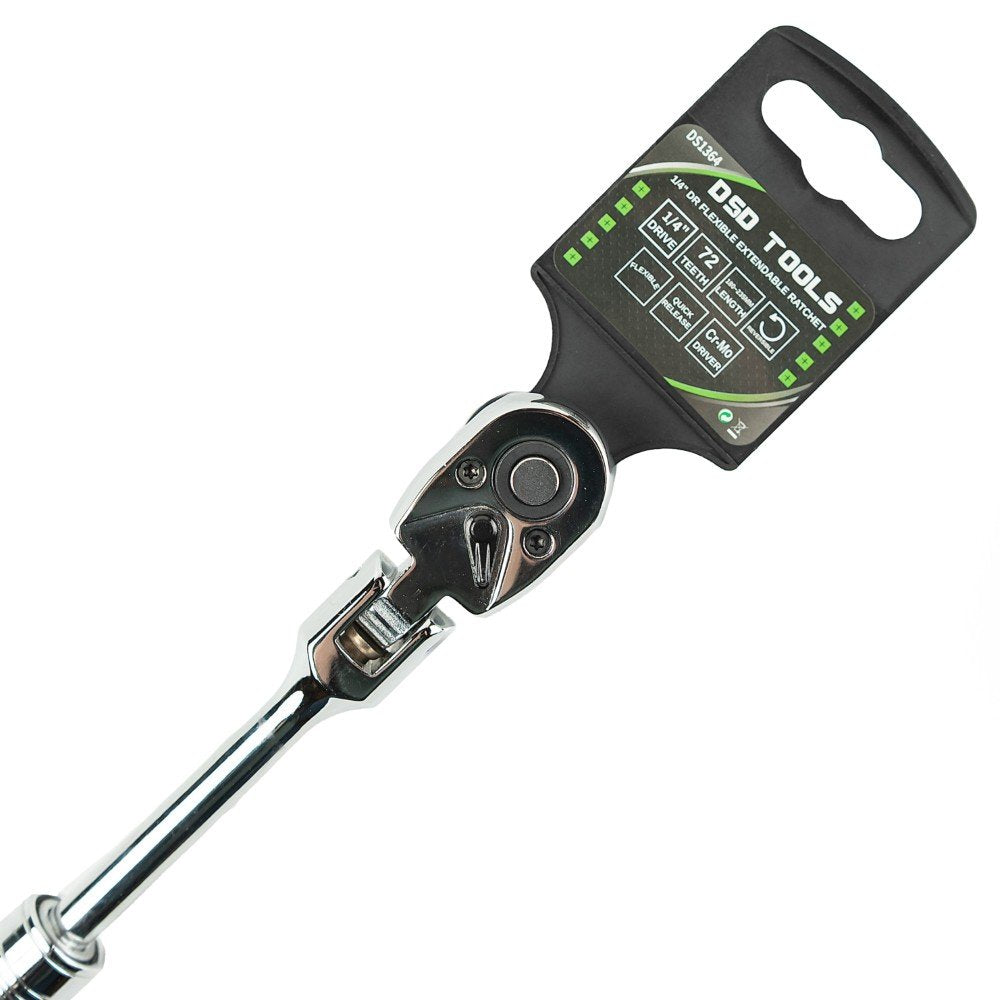 DSD TOOLS 1/4" DR FLEXIBLE EXTENDABLE RATCHET DS1364 image 6