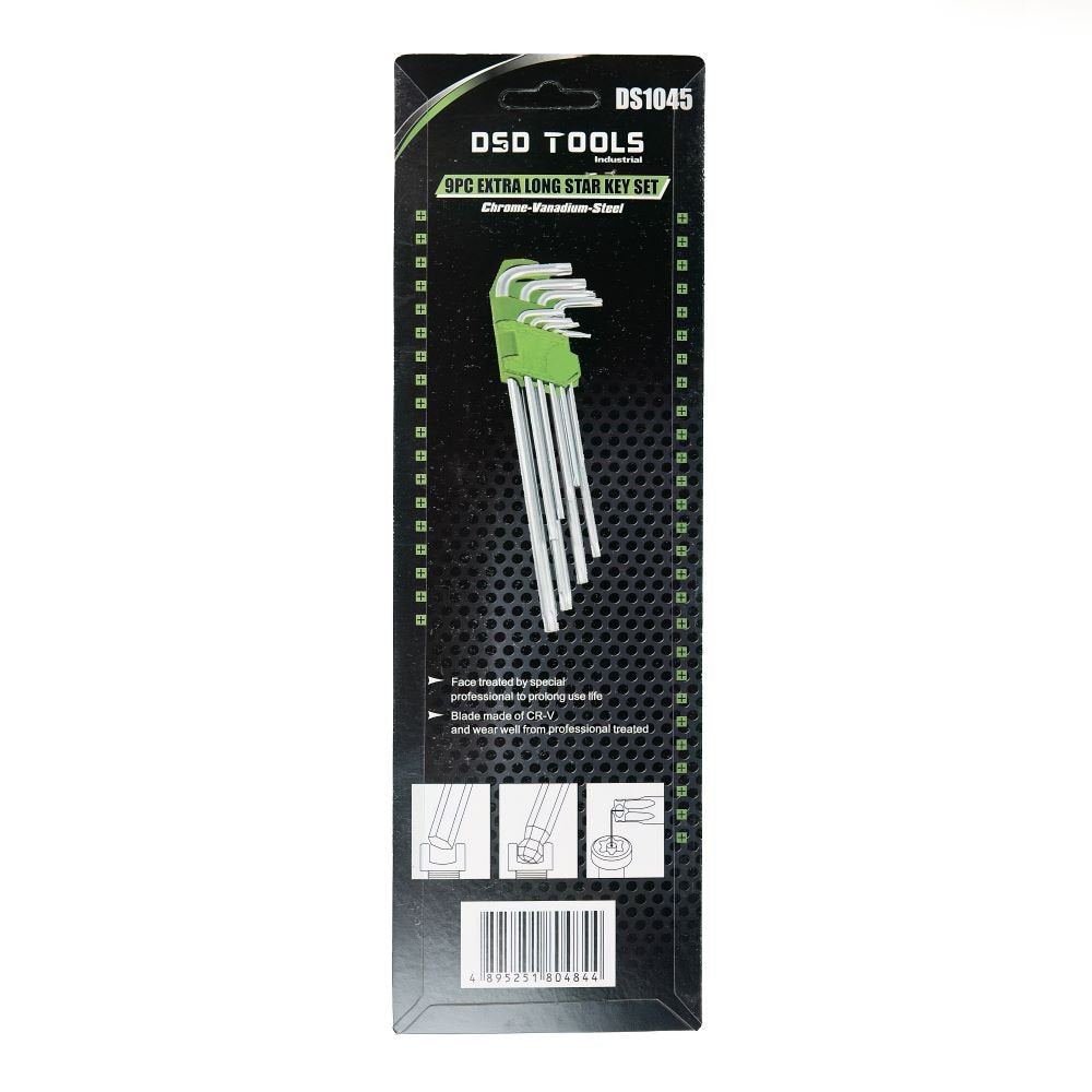 DSD TOOLS 9PC EXTRA LONG STAR KEY SET DS1045 image 3