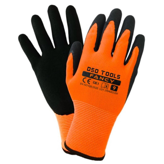 DSD TOOLS 13 GAUGE LATEX COUTED POLYESTER GLOVES SIZE 10 - BOX 240 PAIRS DS1288 image 0