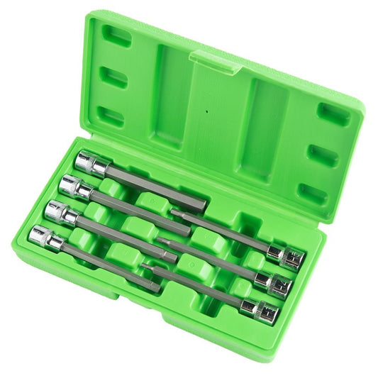 DSD TOOLS 7PCS 3/8” DR. 110MM(L) HEX BIT SOCKETS DS1219 image 1