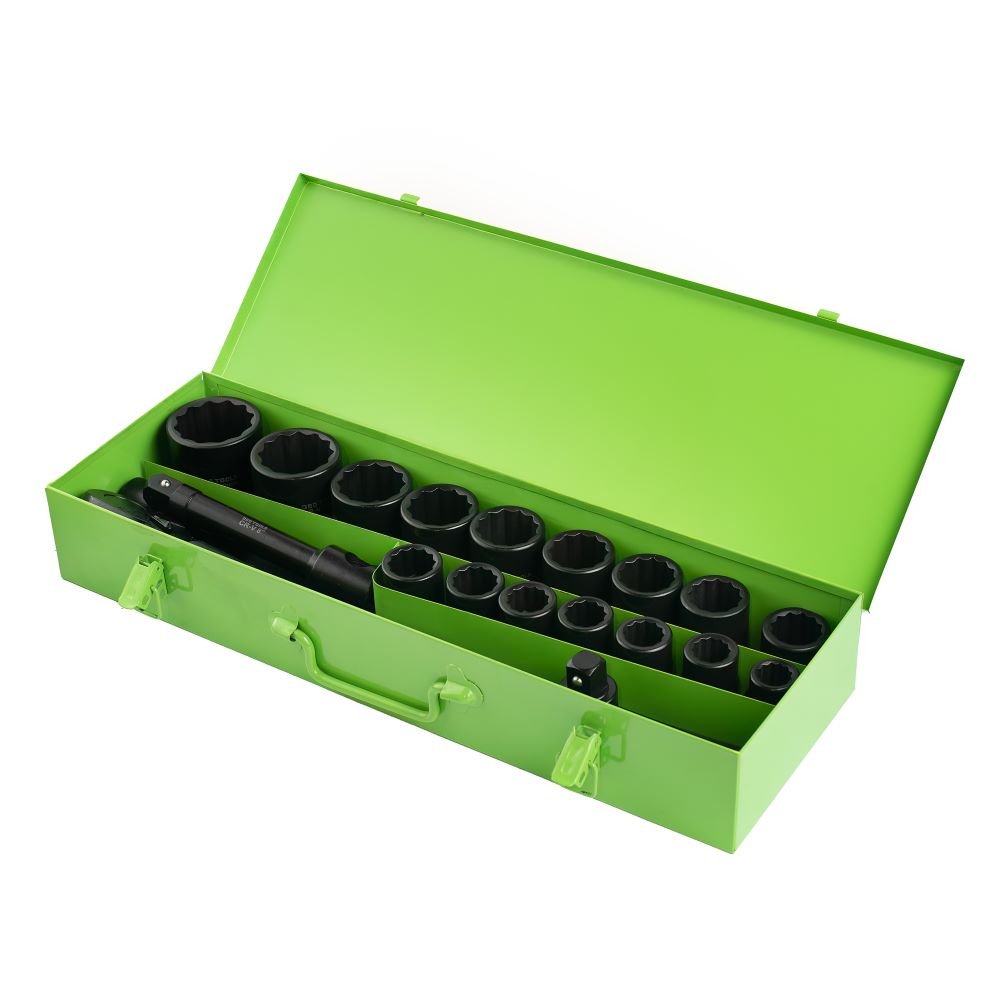 DSD TOOLS 21 PC 3/4" 12PT STANDARD IMPACT SOCKETS DS1146 image 1
