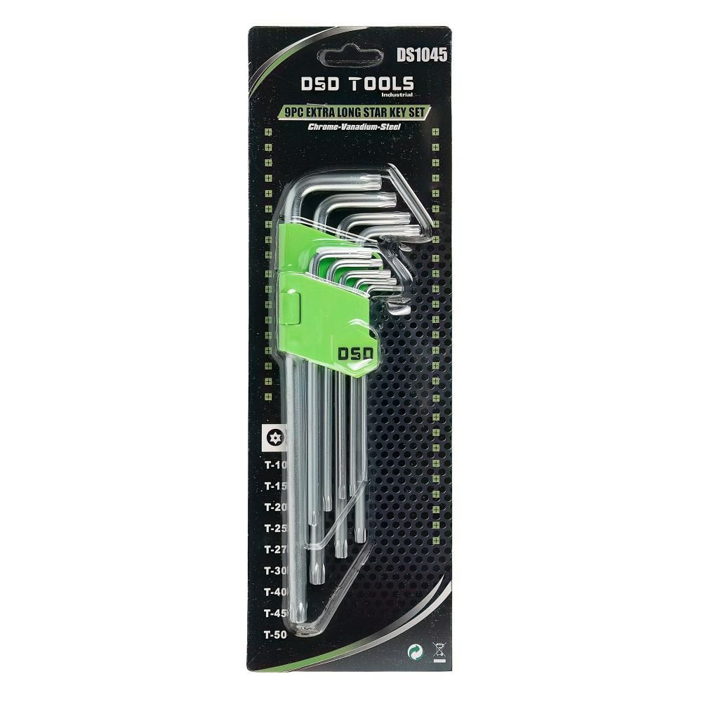 DSD TOOLS 9PC EXTRA LONG STAR KEY SET DS1045 image 2