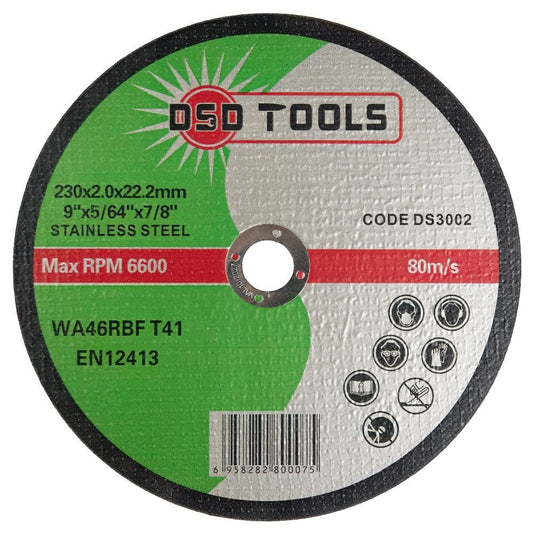 DSD TOOLS BOX OF 100 CUTTING DISCS FOR METAL -(9") 230MM X 2MM X 22MM DS3002 image 0