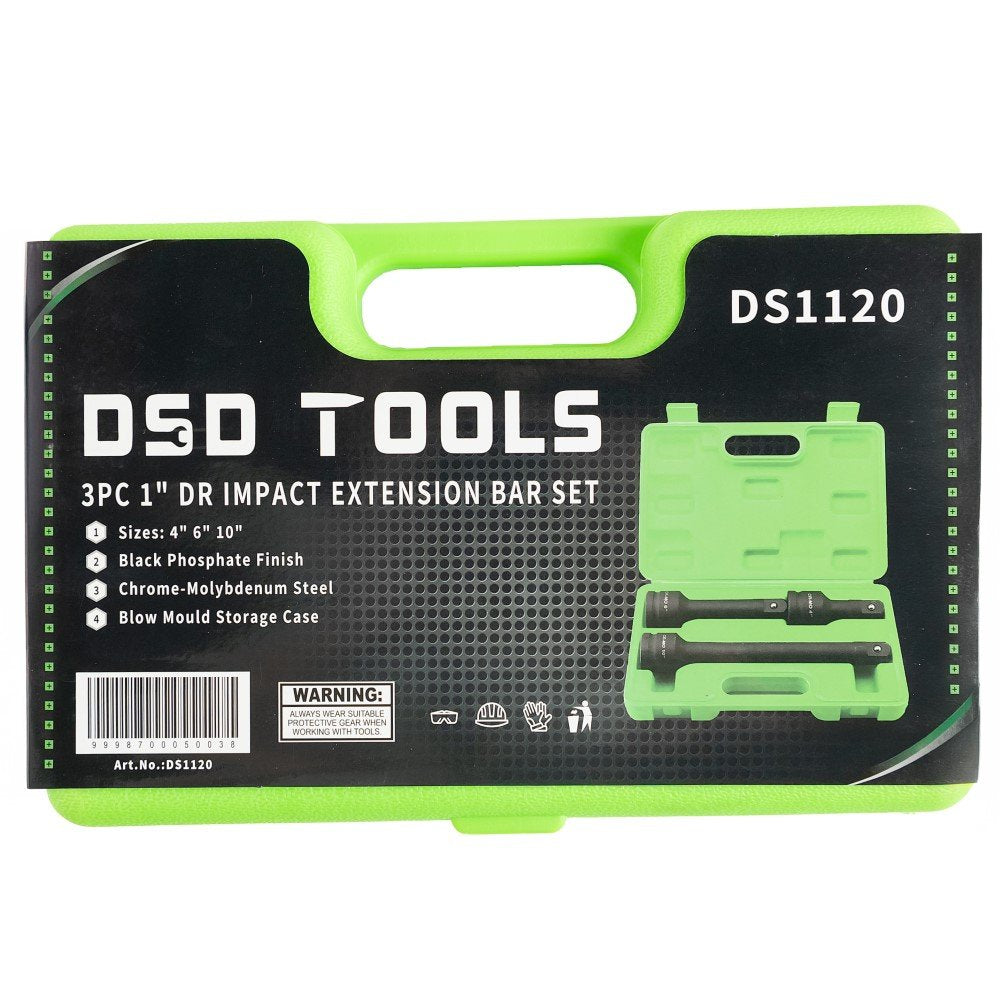 DSD TOOLS 3PC 1 DR IMPACT EXTENSION BAR SET DS1120 image 3